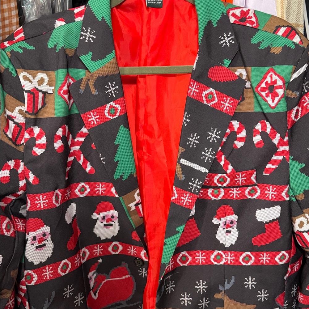 Men’s Christmas Blazer - Size Large